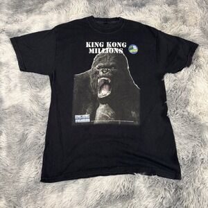 Vintage King Kong‎ New York Lottery T Shirt Black Rare Movie Promo Tee - M